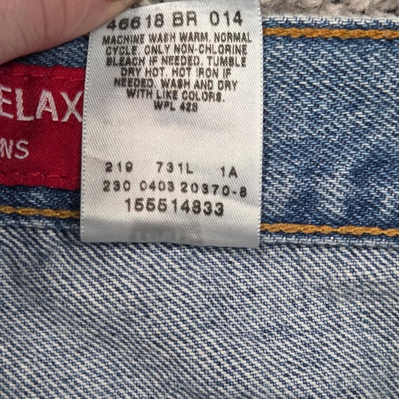 Vintage Y2K Levis 550 Jeans Womens 10 Long Mom High Waisted Tapered 29x32 2003 - Picture 8 of 16